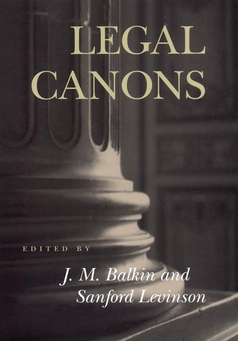 Cover image for Legal Canons, isbn: 9780814739464