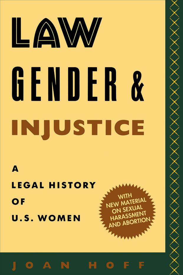 Cover image for Law, Gender, and Injustice, isbn: 9780814744864