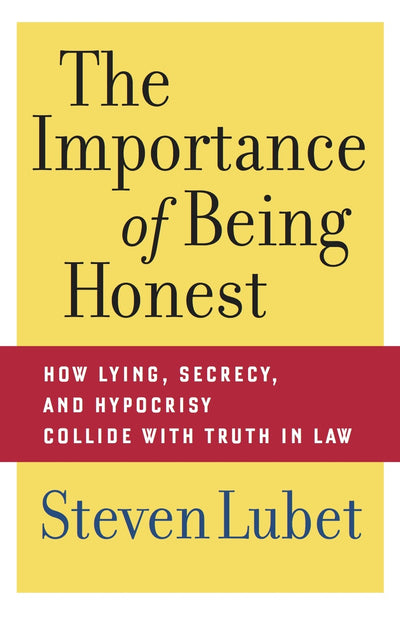 Cover image for The Importance of Being Honest, isbn: 9780814752364