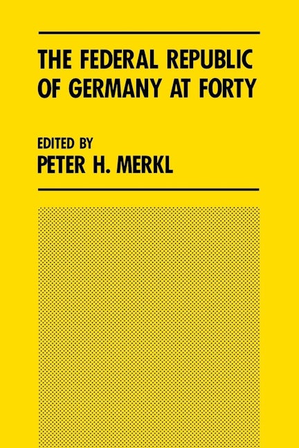 Book cover image for The Federal Republic of Germany at Forty ISBN: 9780814754467