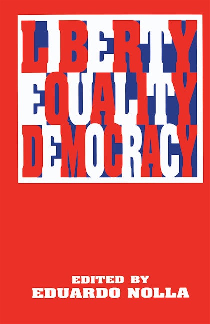 Book cover image for Liberty, Equality, Democracy ISBN: 9780814757741