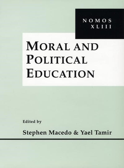 Cover image for Moral and Political Education, isbn: 9780814759820