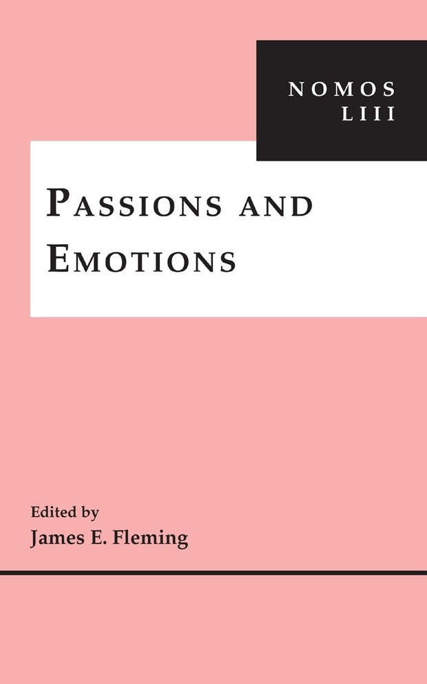 Cover image for Passions and Emotions, isbn: 9780814760215