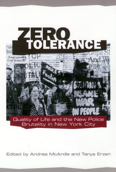 Cover image for Zero Tolerance, isbn: 9780814764145