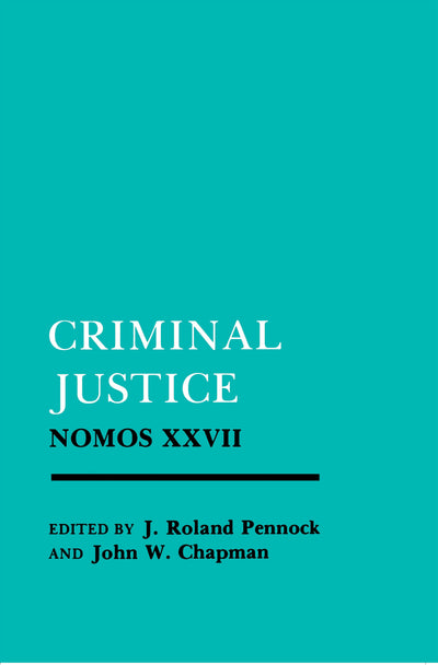 Cover image for Criminal Justice, isbn: 9780814767931