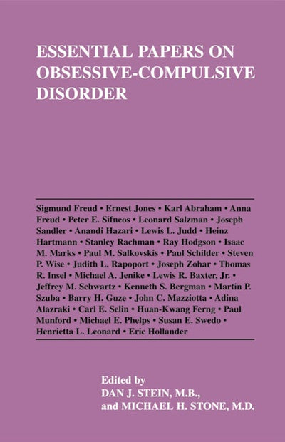 Essential Papers on Obsessive-Compulsive Disorder