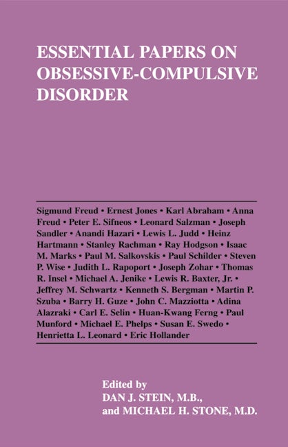 Essential Papers on Obsessive-Compulsive Disorder