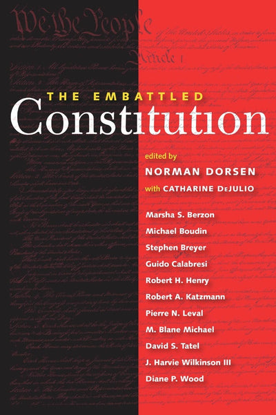 Cover image for The Embattled Constitution, isbn: 9780814785836