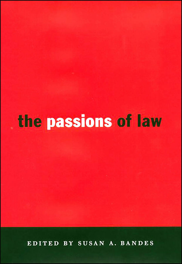 Cover image for The Passions of Law, isbn: 9780814789698