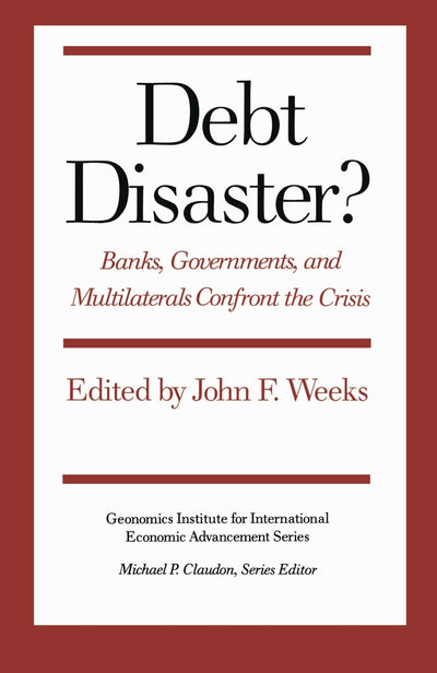 Cover image for Debt Disaster?, isbn: 9780814794883