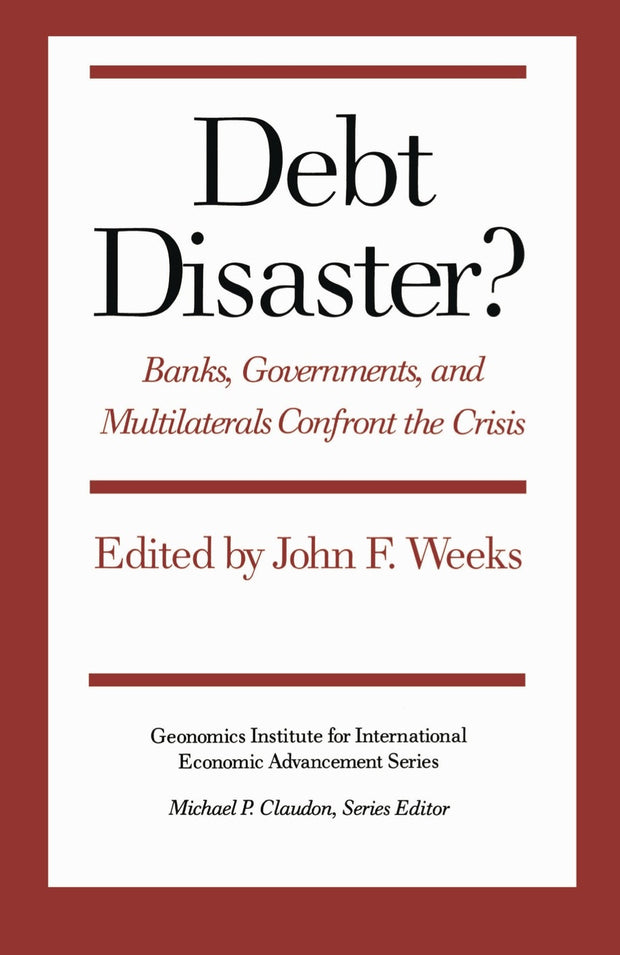 Cover image for Debt Disaster?, isbn: 9780814794883