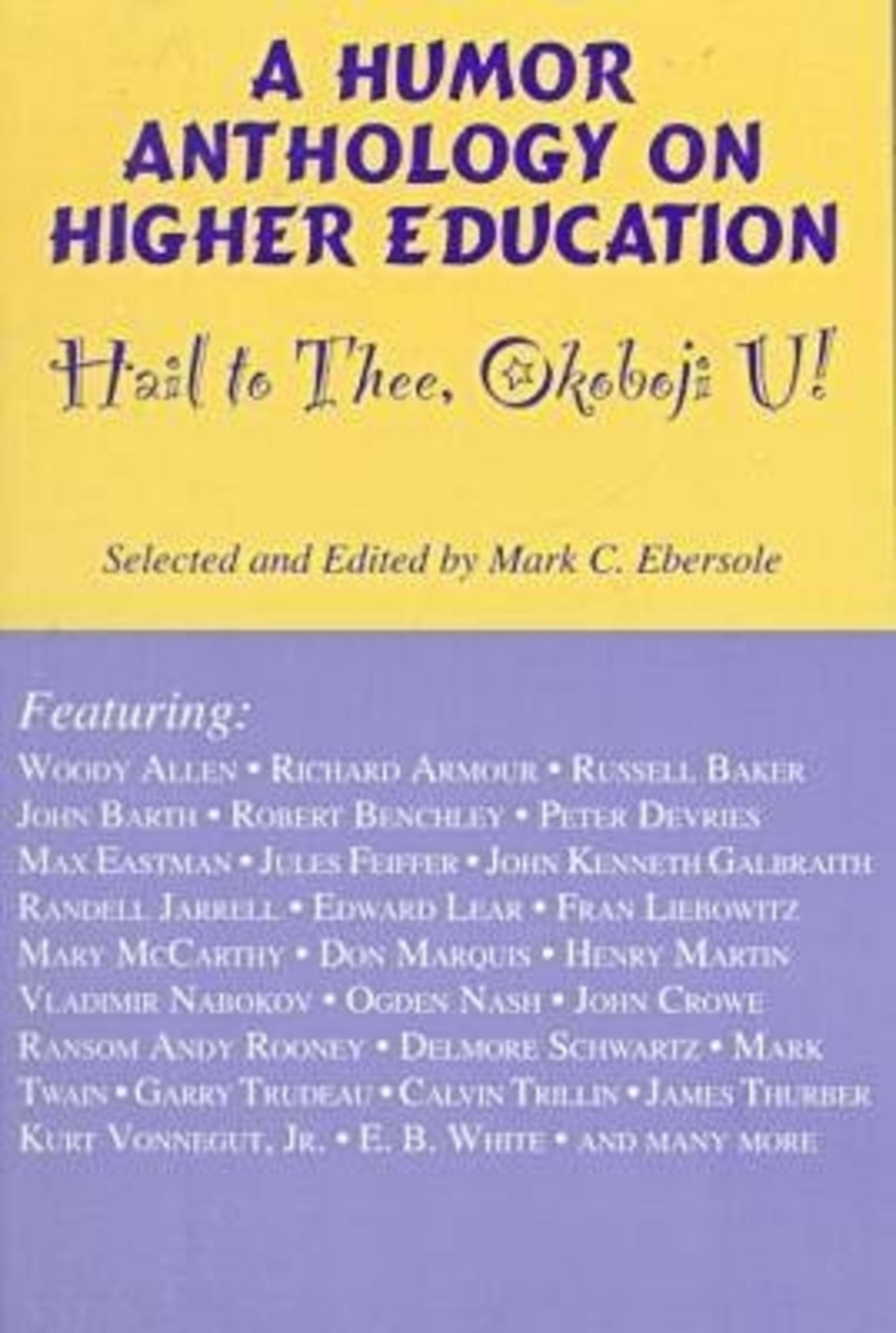 Cover image for Hail to Thee Okoboji U! ISBN 9780823213849