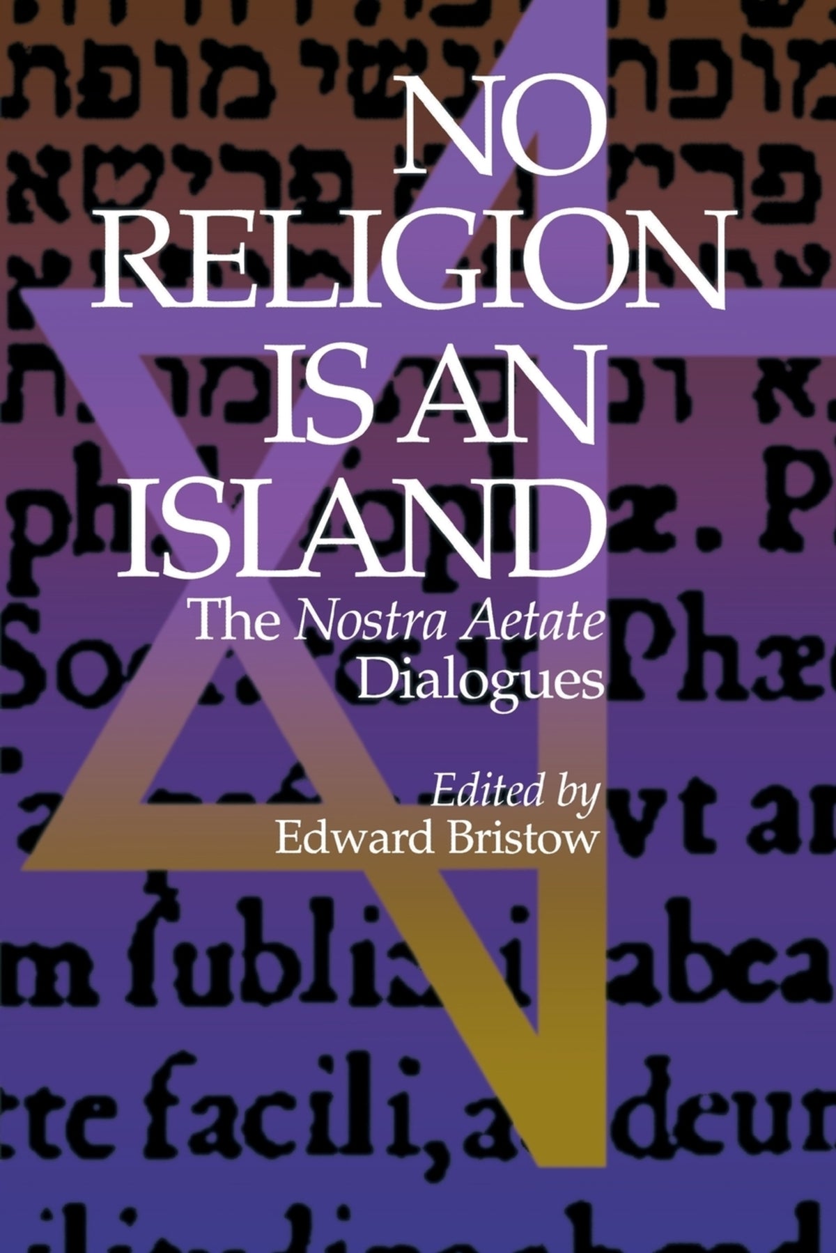 Cover image for No Religion is an Island ISBN 9780823218257