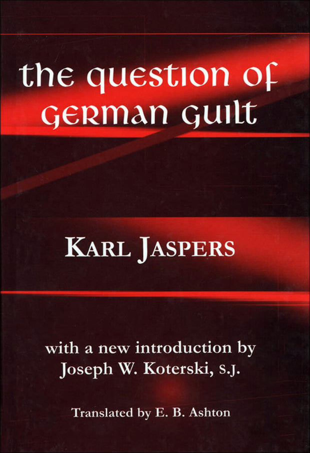 Cover image for The Question of German Guilt, isbn: 9780823220694