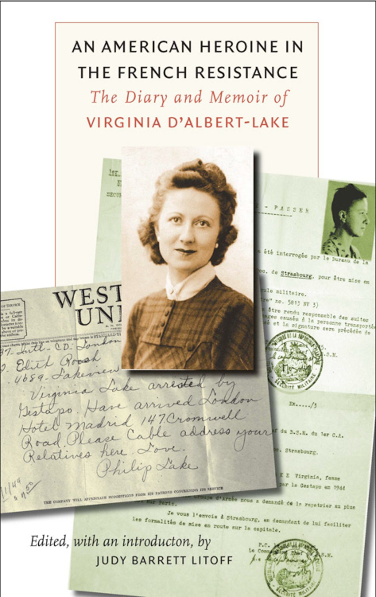 Cover image for An American Heroine in the French Resistance ISBN 9780823225811