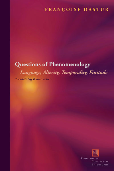 Cover image for Questions of Phenomenology, isbn: 9780823233731