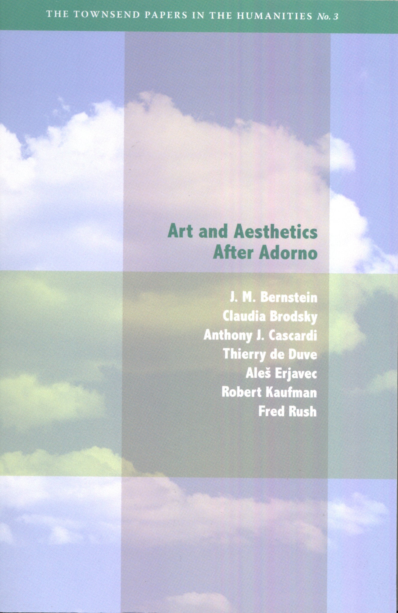 Cover image for Art and Aesthetics after Adorno ISBN 9780823253098