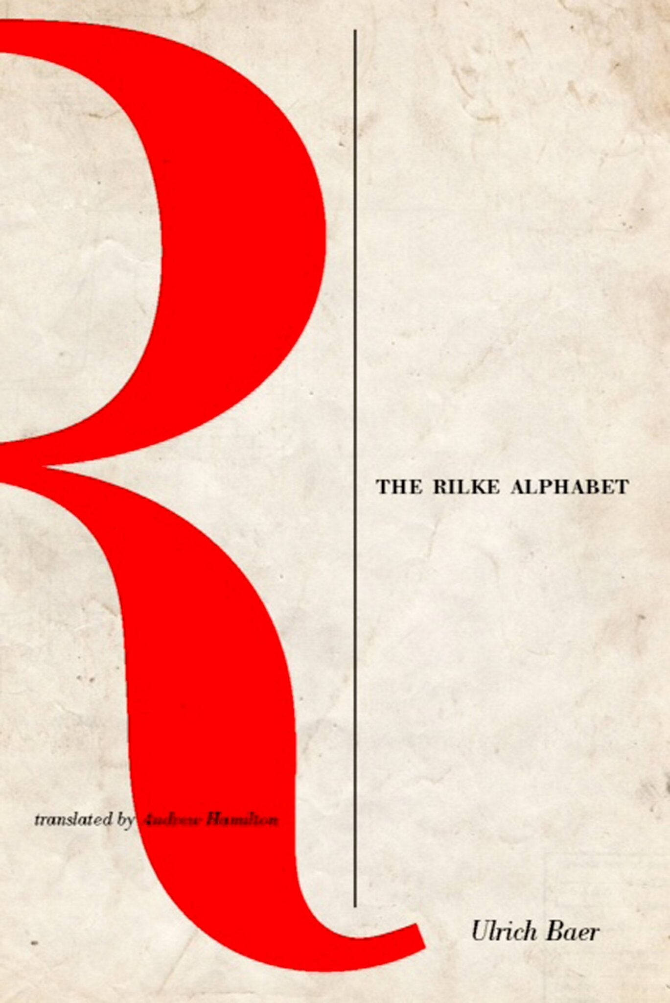 Cover image for The Rilke Alphabet ISBN 9780823256280