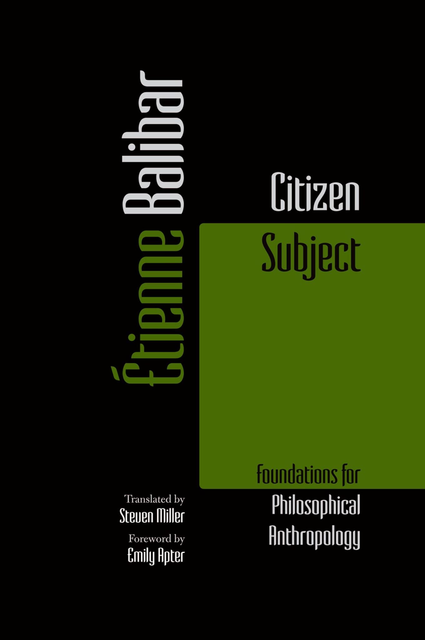 Cover image for Citizen Subject ISBN 9780823273614