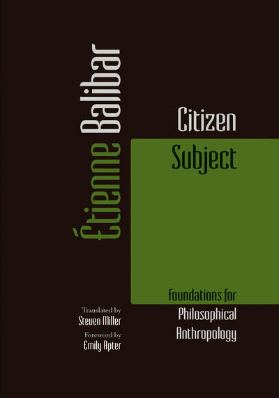 Cover image for Citizen Subject, isbn: 9780823273614