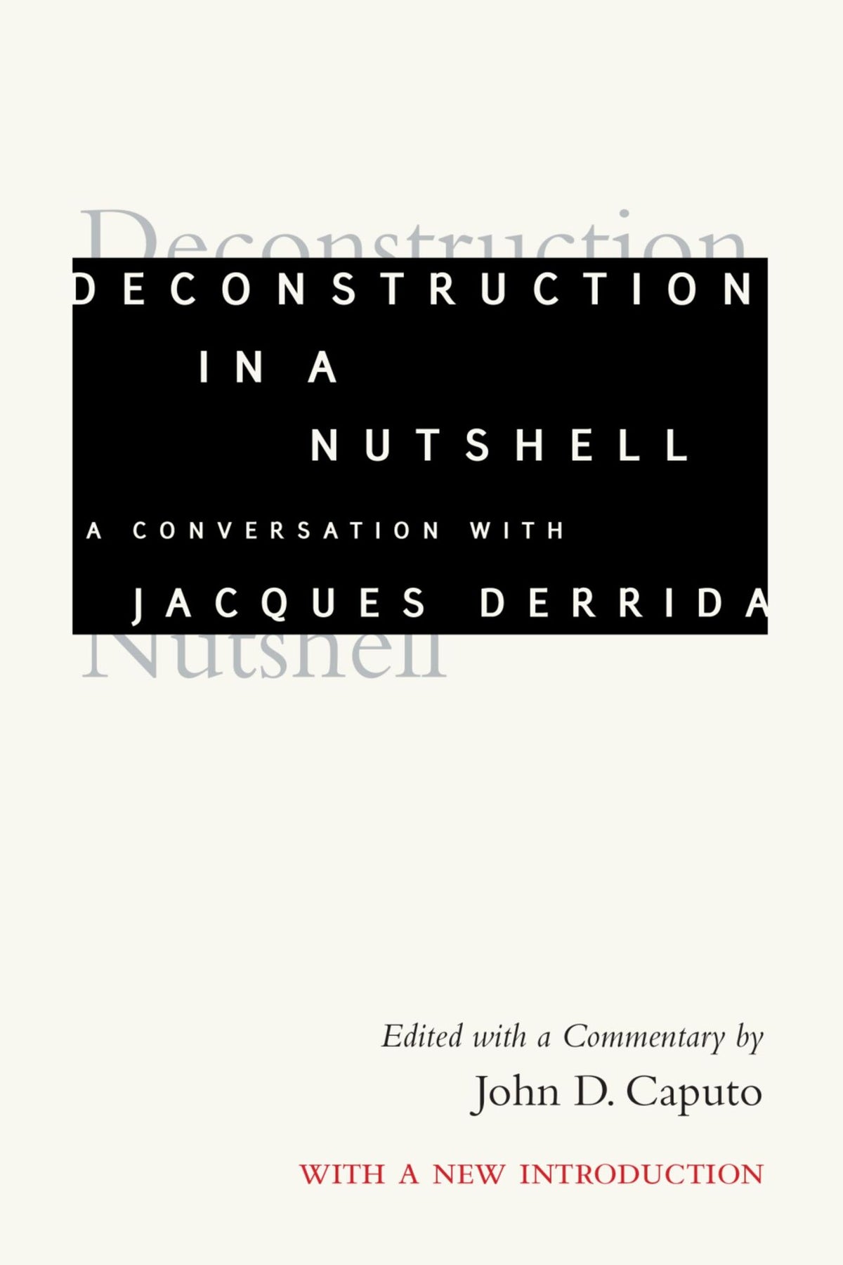 Cover image for Deconstruction in a Nutshell ISBN 9780823290284