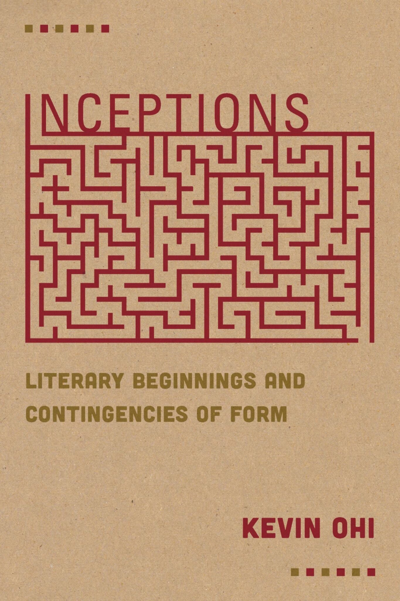 Cover image for Inceptions ISBN 9780823294626