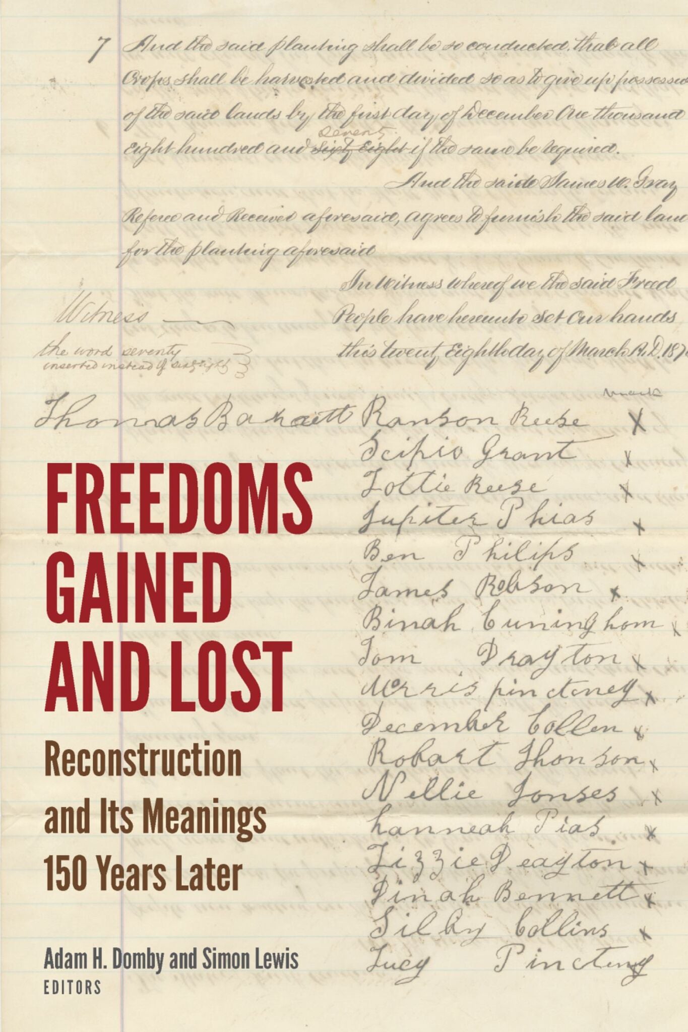 Cover image for Freedoms Gained and Lost ISBN 9780823298150