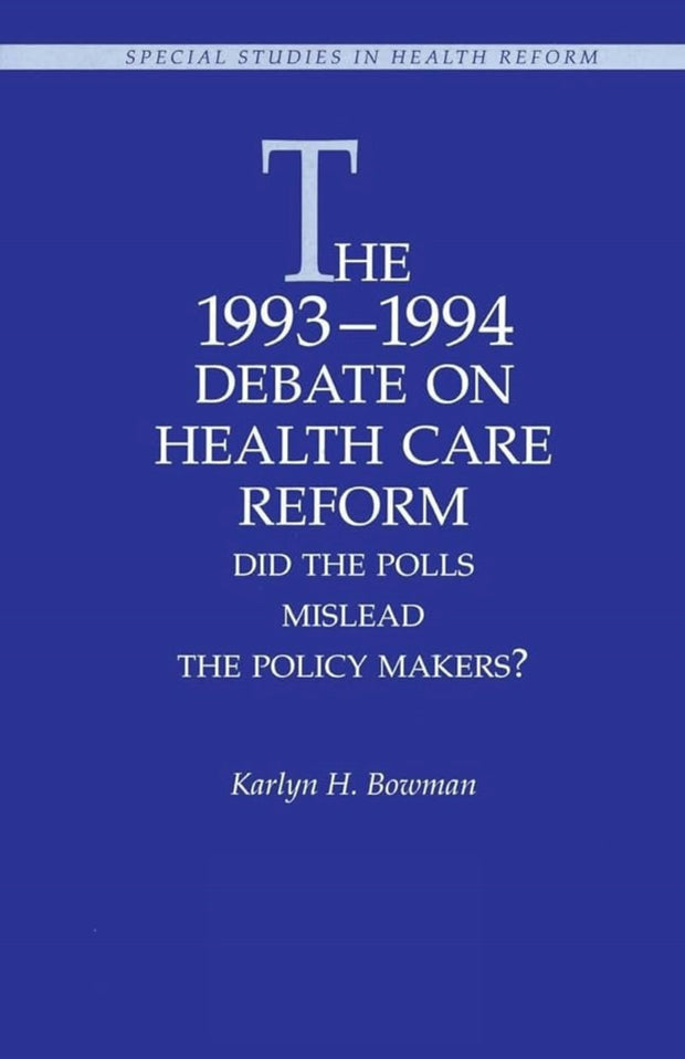 Cover image for The 1993-1994 Debate on Health Care Reform:, isbn: 9780844770314