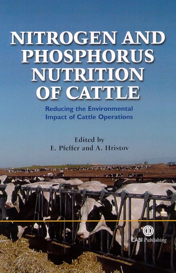 Cover image for Nitrogen and Phosphorus Nutrition of Cattle, isbn: 9780851990132