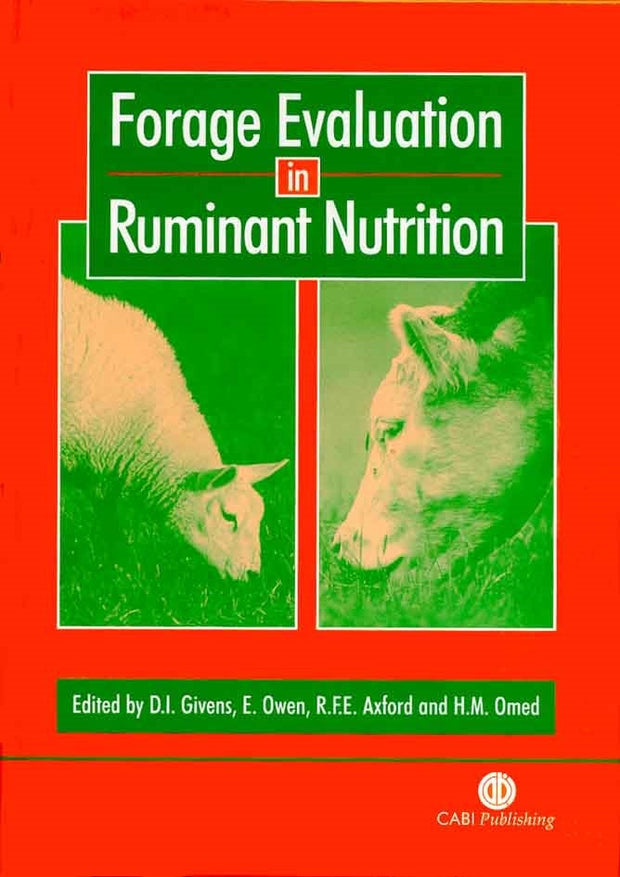 Cover image for Forage Evaluation in Ruminant Nutrition, isbn: 9780851993447