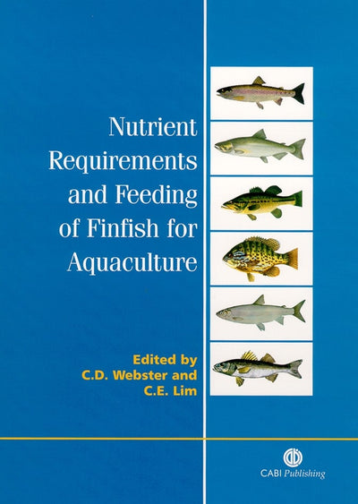Cover image for Nutrient Requirements and Feeding of Finfish for Aquaculture, isbn: 9780851995199