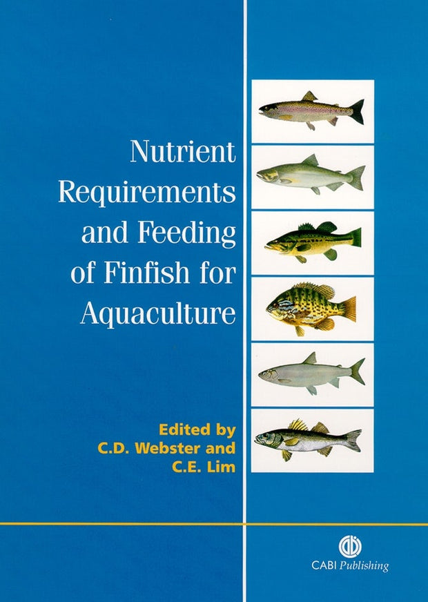 Cover image for Nutrient Requirements and Feeding of Finfish for Aquaculture, isbn: 9780851995199