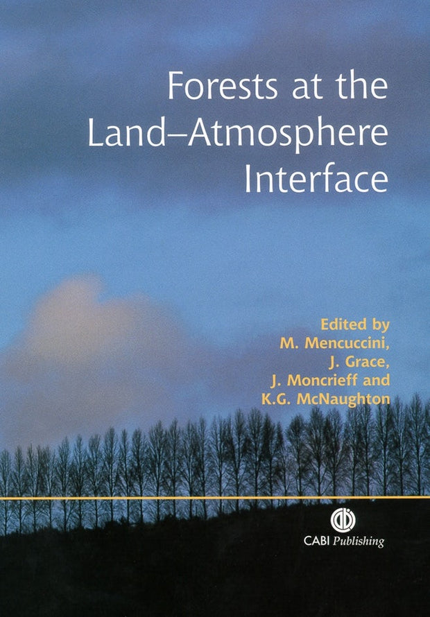 Cover image for Forests at the Land–Atmosphere Interface, isbn: 9780851996776