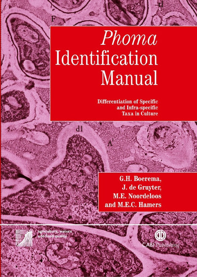 Cover image for Phoma Identification Manual, isbn: 9780851997438