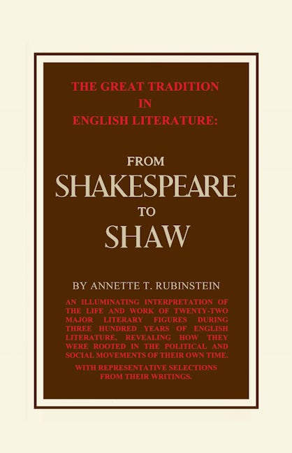 Great Tradition in English Lit Vol 2