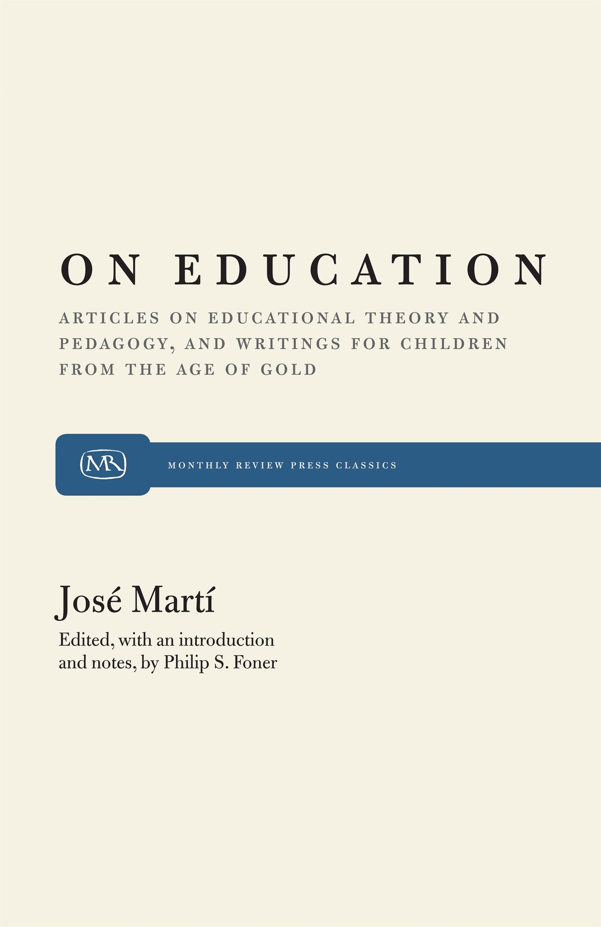 Cover image for On Education ISBN 9780853455653