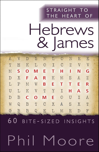 Cover image for Straight to the Heart of Hebrews and James, isbn: 9780857216687