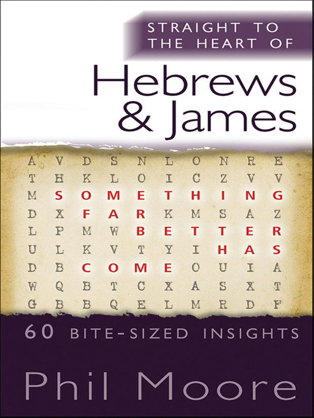 Cover image for Straight to the Heart of Hebrews and James, isbn: 9780857216823