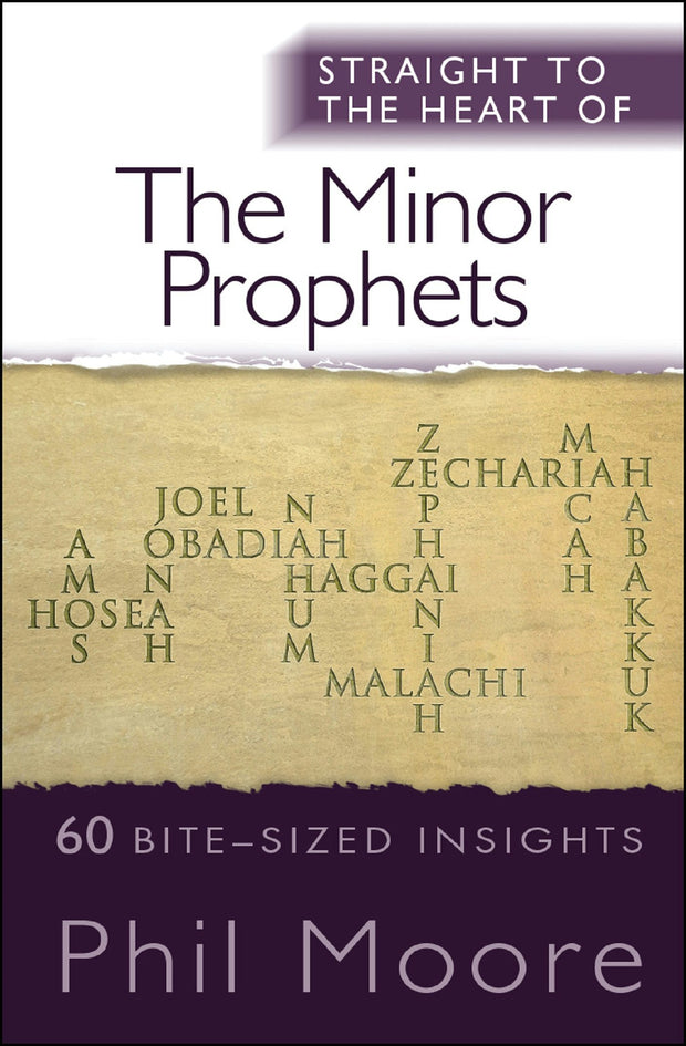 Cover image for Straight to the Heart of the Minor Prophets, isbn: 9780857218384