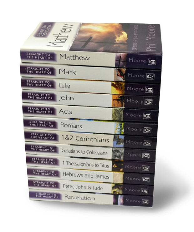 Cover image for Straight to the Heart of the New Testament (12 books), isbn: 9780857219756