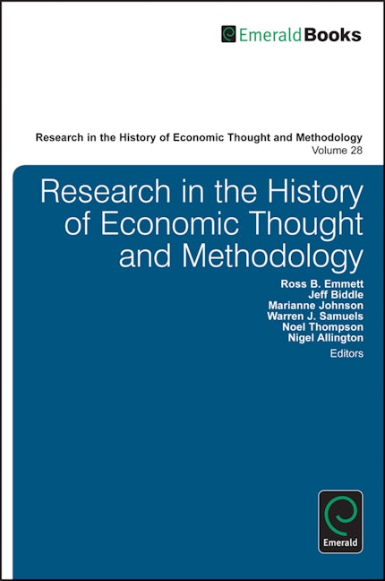 Research in the History of Economic Thought and Methodology