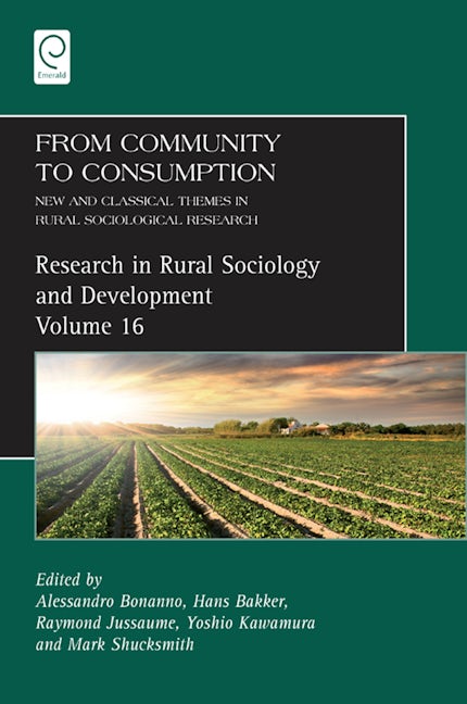 Book cover image for From Community to Consumption ISBN: 9780857242815