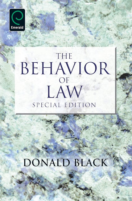 Book cover image for The Behavior of Law ISBN: 9780857243416