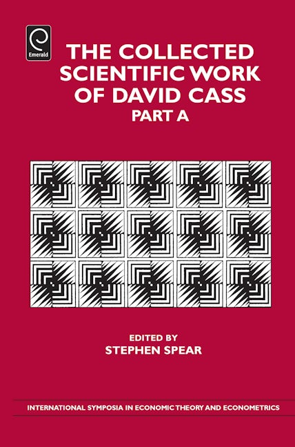 Book cover image for The Collected Scientific Work of David Cass ISBN: 9780857246417
