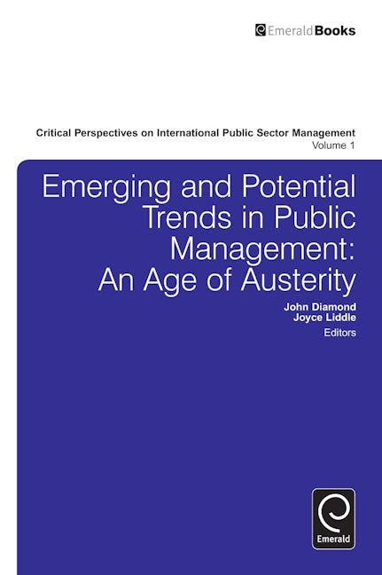 Book cover image for Emerging and Potential Trends in Public Management ISBN: 9780857249975
