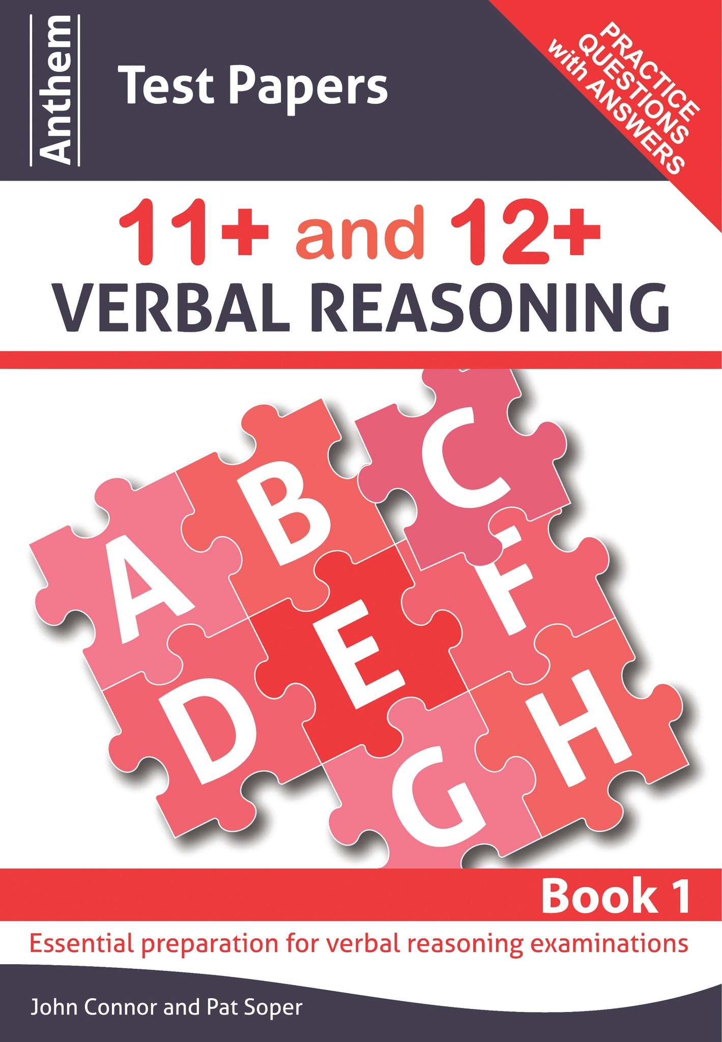 Cover image for Anthem Test Papers 11+ and 12+ Verbal Reasoning Book 1 ISBN 9780857283832