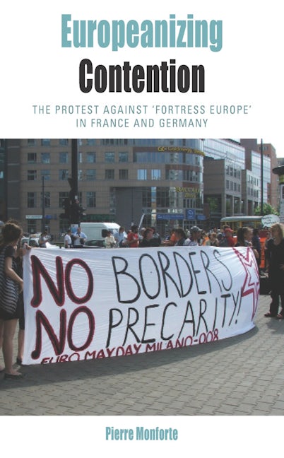 Book cover image for Europeanizing Contention ISBN: 9780857459961