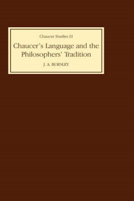 Book cover image for Chaucer's Language and the Philosophers Tradition ISBN: 9780859910514
