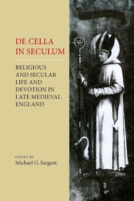 Book cover image for De Cella in Seculum ISBN: 9780859912686