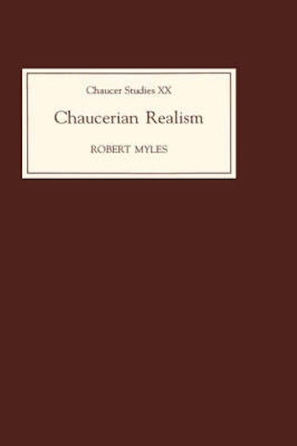 Book cover image for Chaucerian Realism ISBN: 9780859914093